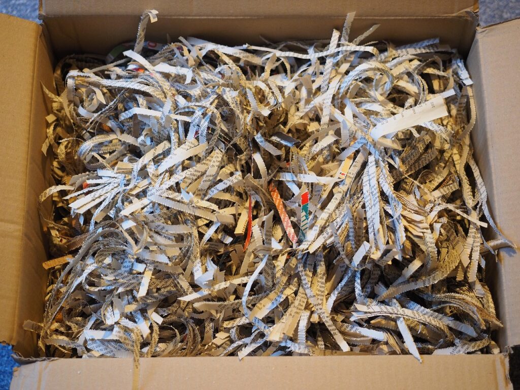 papier vernietiging